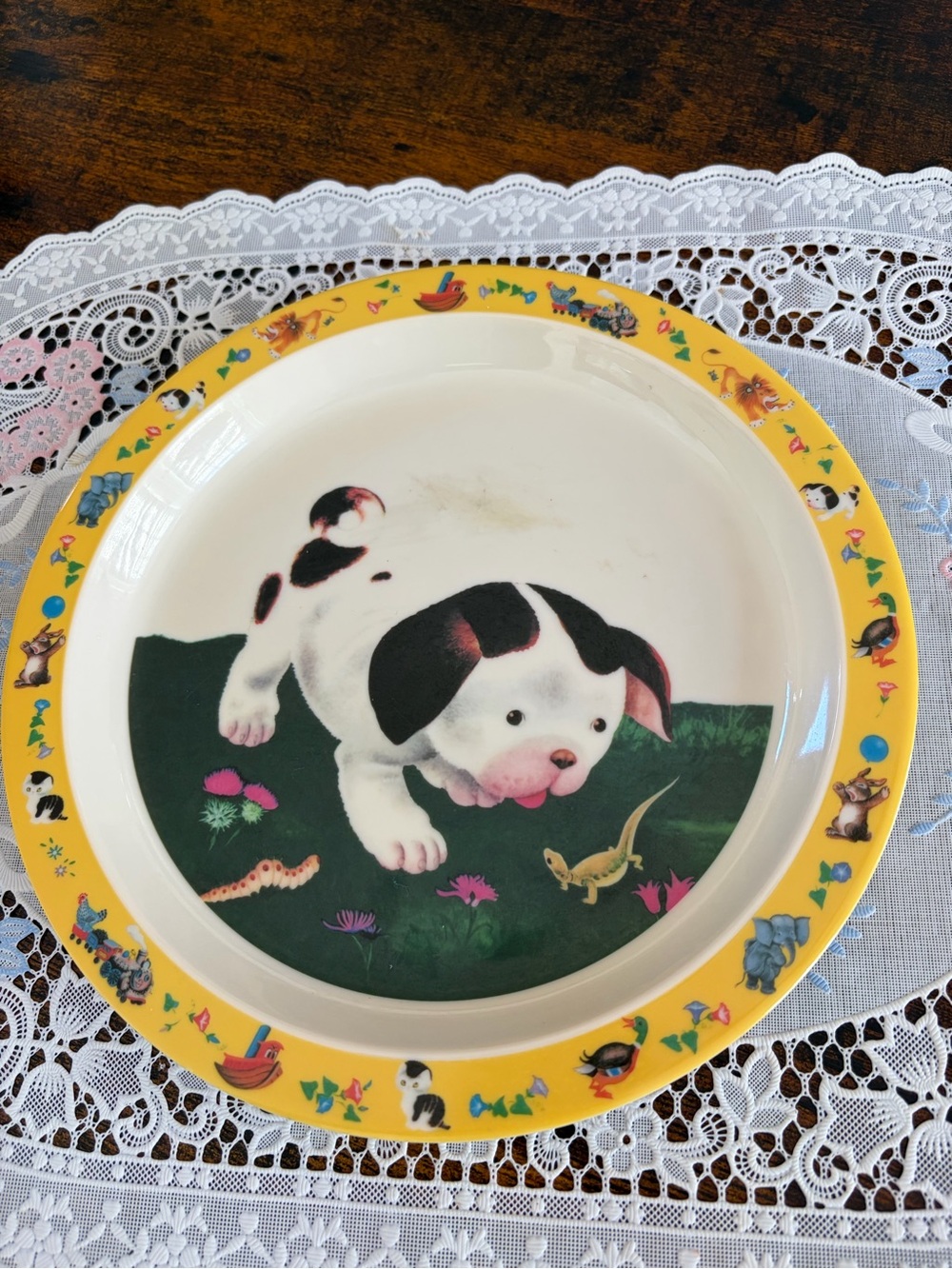 The poky little puppy vintage plate